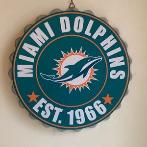 Miami Dolphins Souvenir Wall bottle cap